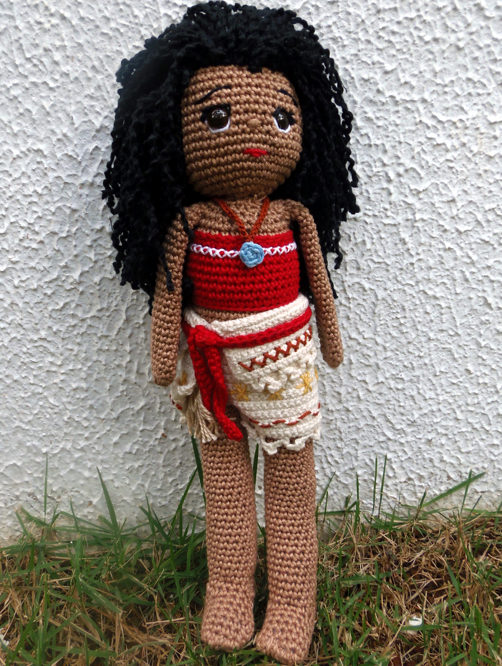 Moana Boneca de Crochê